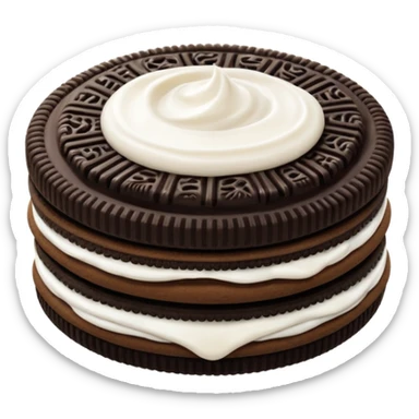Una galleta oreo sticker