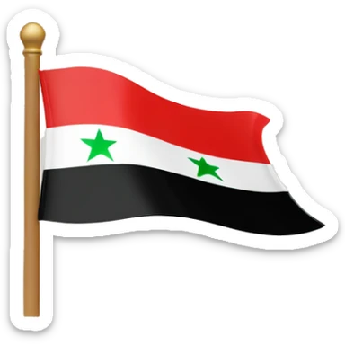 Independent Syria flag sticker