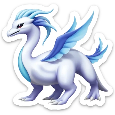 Lugia-Suicune-fakemon-creature-hybrid sticker