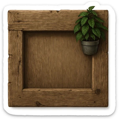 Edit the image to depict an aged wood plank with visible grain texture, realistic style, and no background (transparent). Emphasize the aged wood grain details. sticker