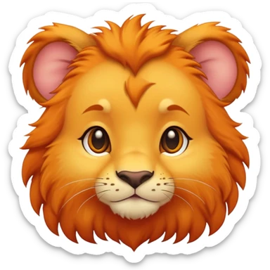 Simba from The Lion King sticker