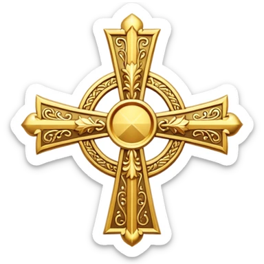 Occitan cross of Toulouse county sticker