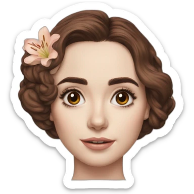 lily-collins sticker
