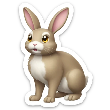 Bunny-Pokémon full body sticker