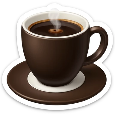 Une Tasse de cafe expresso sticker