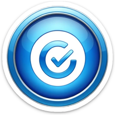 Verification badge. sticker