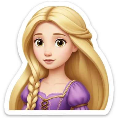 rapunzel sticker