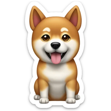 Sesame shiba inu sticker