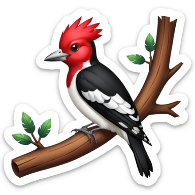 Red-headed woodpecker
 sticker