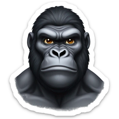 Big buff alpha gorilla sticker