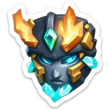 Pixel Battle Badge Winter Cold Diamond Obsidian Emerald Flame Shiny Glow Reward Legendary Unique Epic Mystery sticker