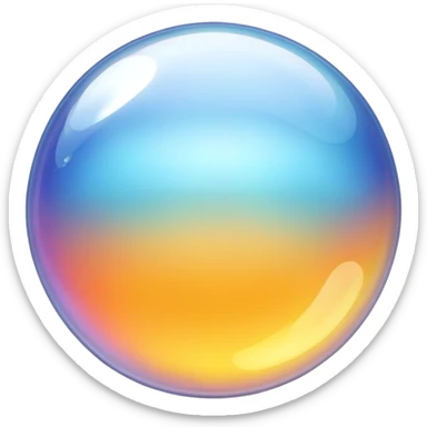 Big back bubble sticker