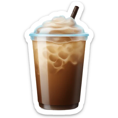 Iced coffee sticker