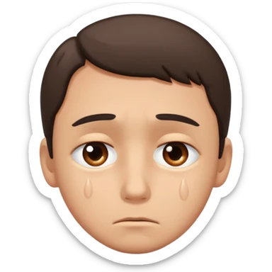 ich heiße Santi, heute bin ich ein bisschen traurig sticker