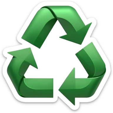 Recycling Symbol sticker