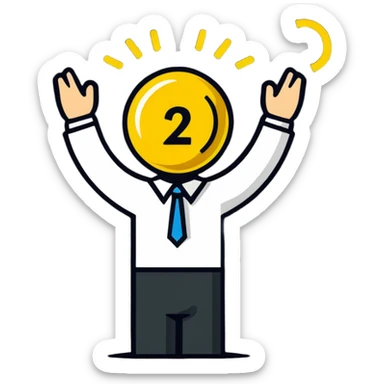 celebrating 20 years work anniversary  sticker