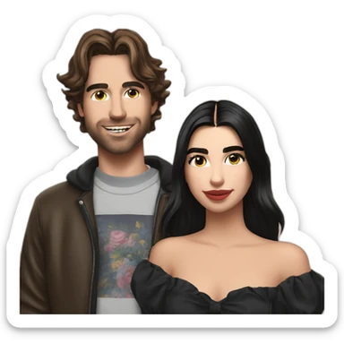 paul jason klein with dua lipa sticker