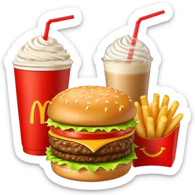 create emojis of mcdonalds sticker