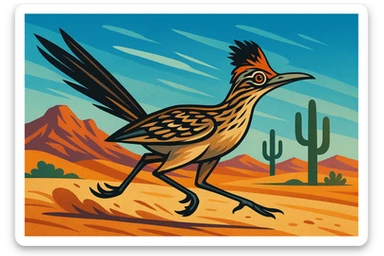Roadrunner sticker