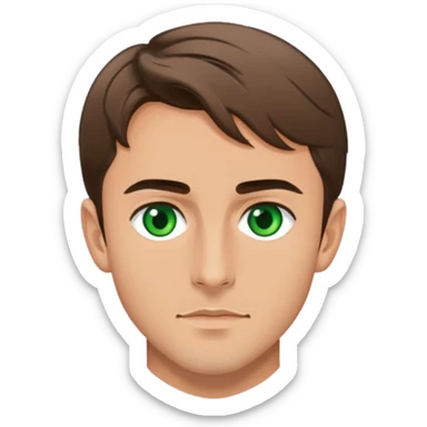 Charles Leclerc green eyes sticker