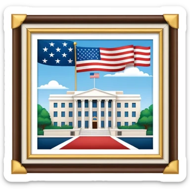 US Embassy.  looks realistic sticker