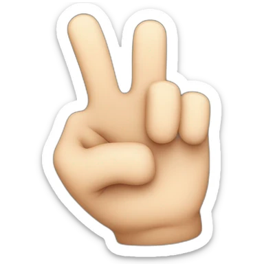 pointing index finger at you sticker