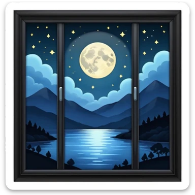 night window sticker