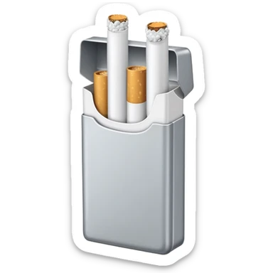 white seven stars grey shining cigaret pack with a few little white  sticker