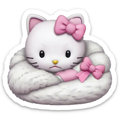 Hello kitty sleep sticker