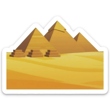 Pyramids of Giza sticker
