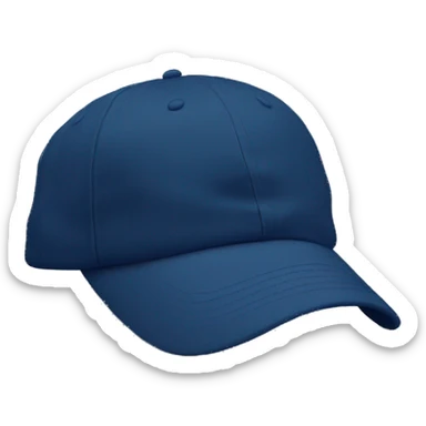 dark blue dad hat piece of clothing sticker