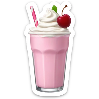Pink Milkshake sticker
