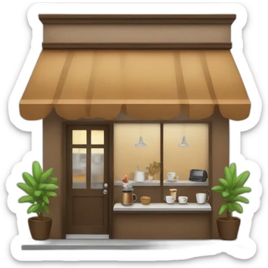  COFFEE SHOP sticker