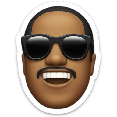 Stevie wonder sticker