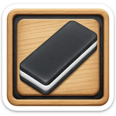 Chalkboard eraser sticker