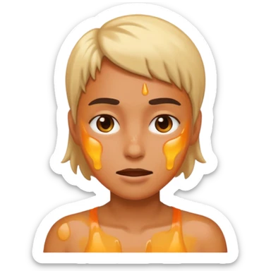 hot and sweaty sticker