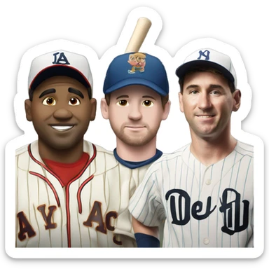 Next to Max next to Messi next to Babe Ruth next to Max sticker