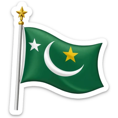 Azad Kashmir flag sticker