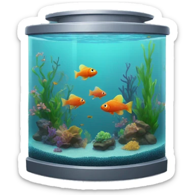 fish tank sticker
