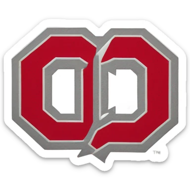 Ohio state logo  sticker
