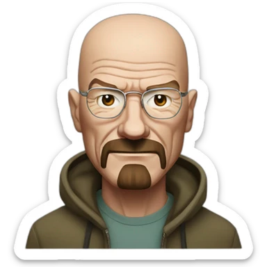 Walter White with a Maurits sticker