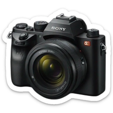 camera sony sticker