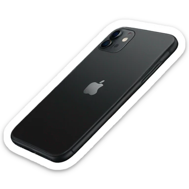 iPhone 11 black sticker