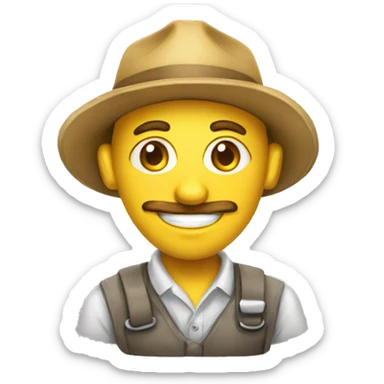 Mascote para empresa de pintura  sticker