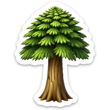 A Brazilian araucaria tree sticker