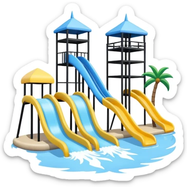 Water park  sticker