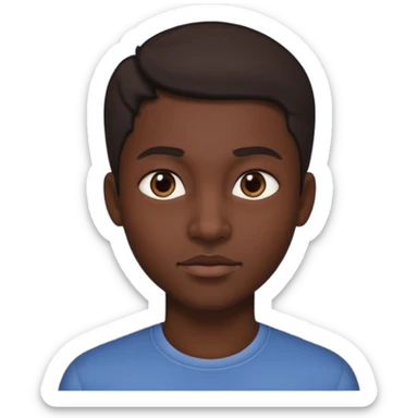 Lokking at me side eye sticker