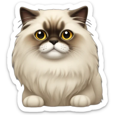 himalayan cat sticker