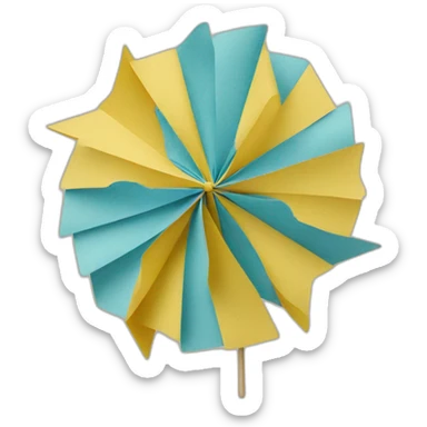 paper pinwheel sticker