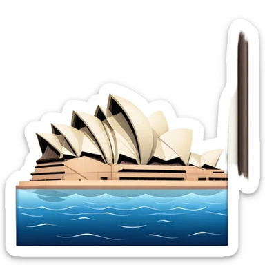 sydney opera house sticker